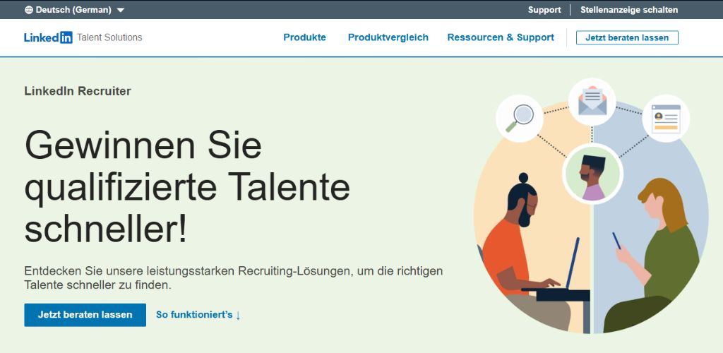 linkedin partner zur personalbeschaffung