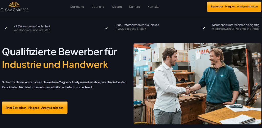 die besten recruiting agenturen für handwerk glow careers