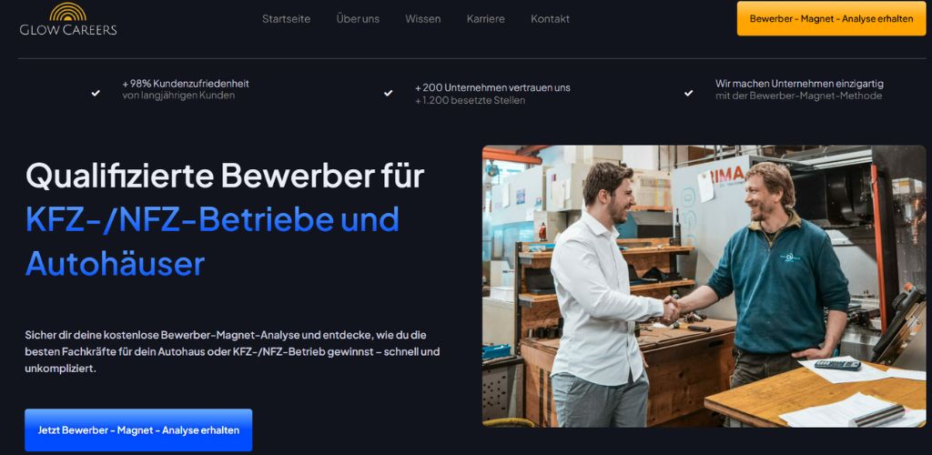 die besten recruiting agenturen für kfz nfz-betriebe & autohäuser glow careers