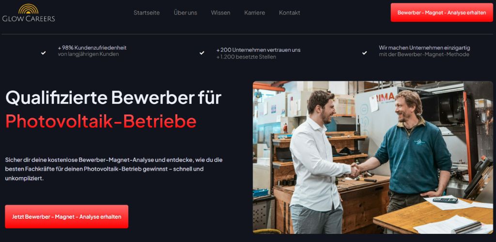 die besten recruiting agenturen für photovoltaik glow careers