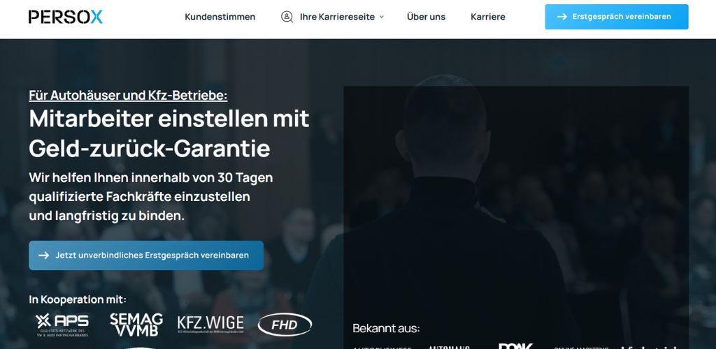 recruiting agenturen für autohäuser persox