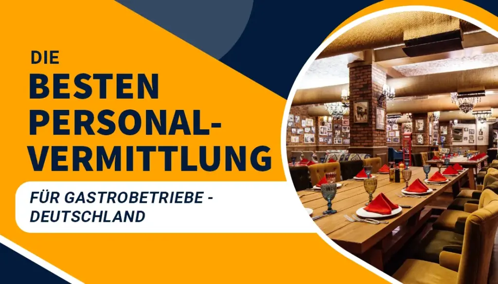 Die besten Personalvermittlung für Gastrobetriebe - Deutschland