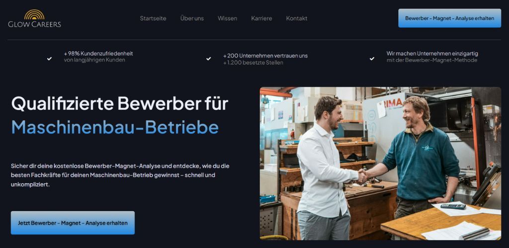 Die besten recruiting agenturen für maschinenbauunternehmen glow careers
