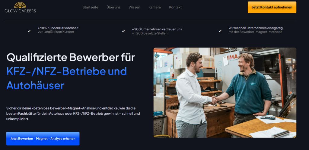besten personalberater für kfz nfz betriebe und autohäuser glow careers