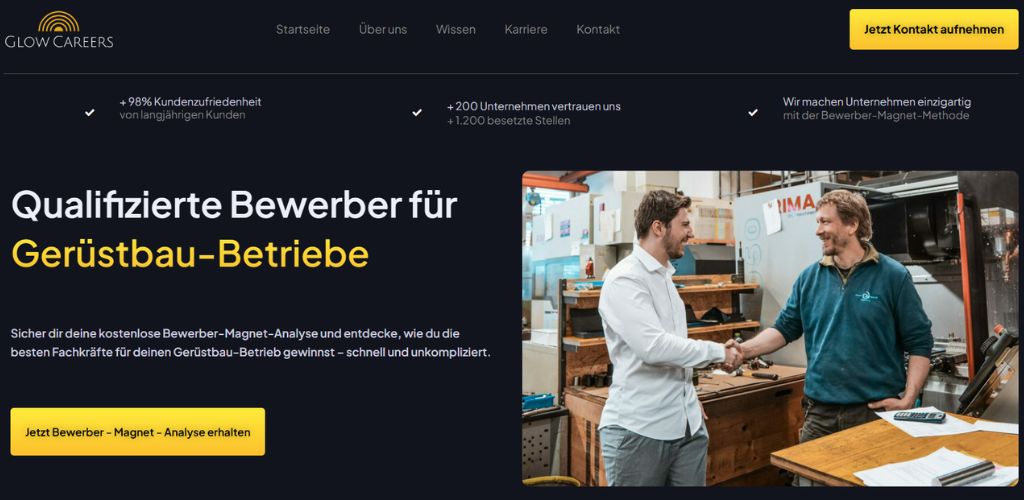 besten personalvermittlung für gerüstbau glow careers