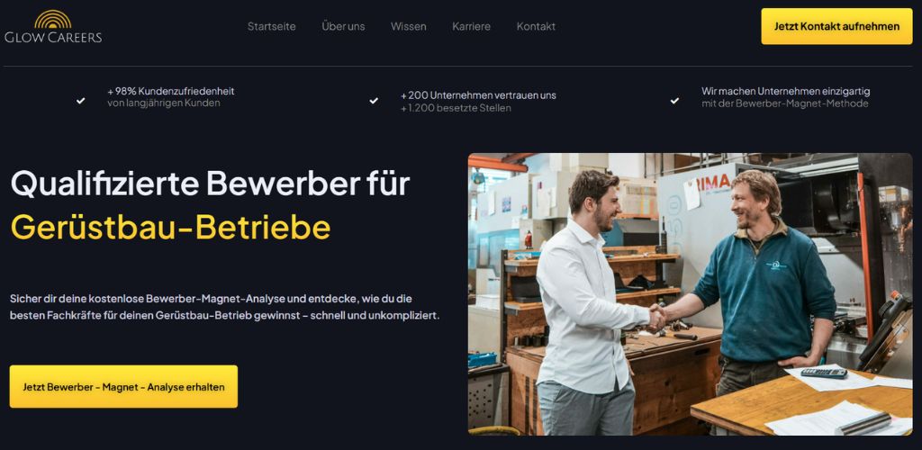 die besten headhunter für gerüstbau glow careers