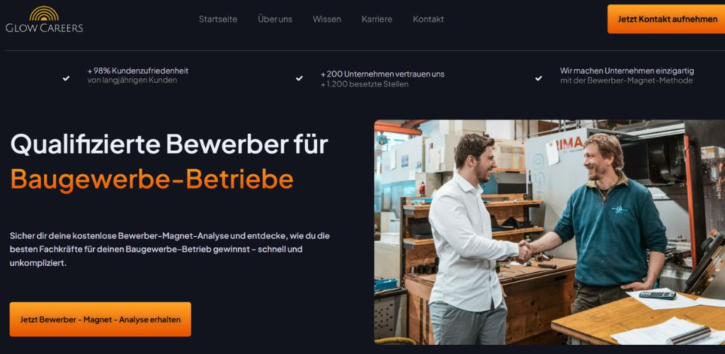 die besten personalberater für baugewerbe glow careers