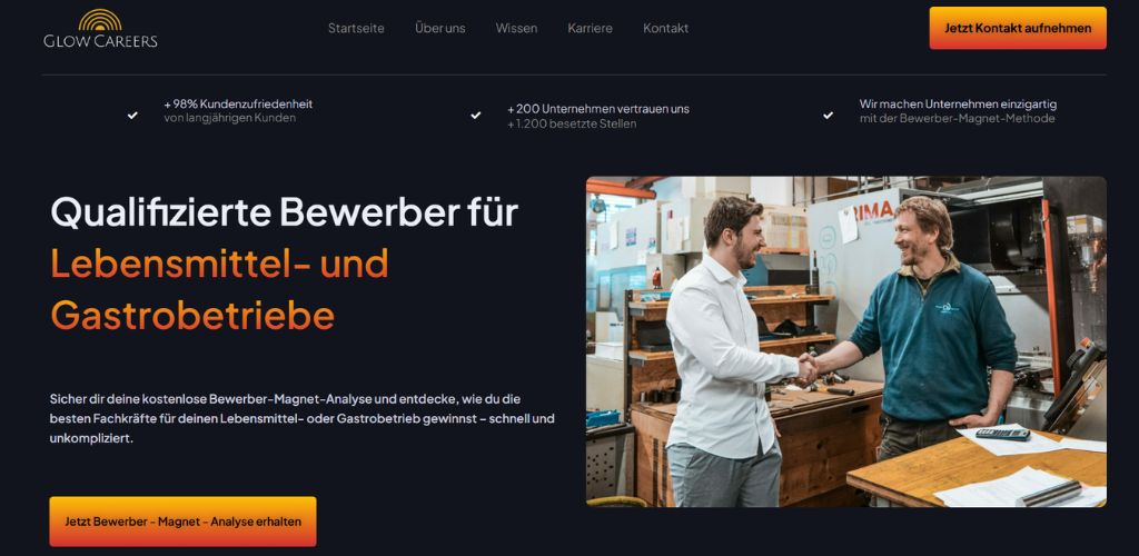 die besten personalberater für gastrobetriebe glow careers