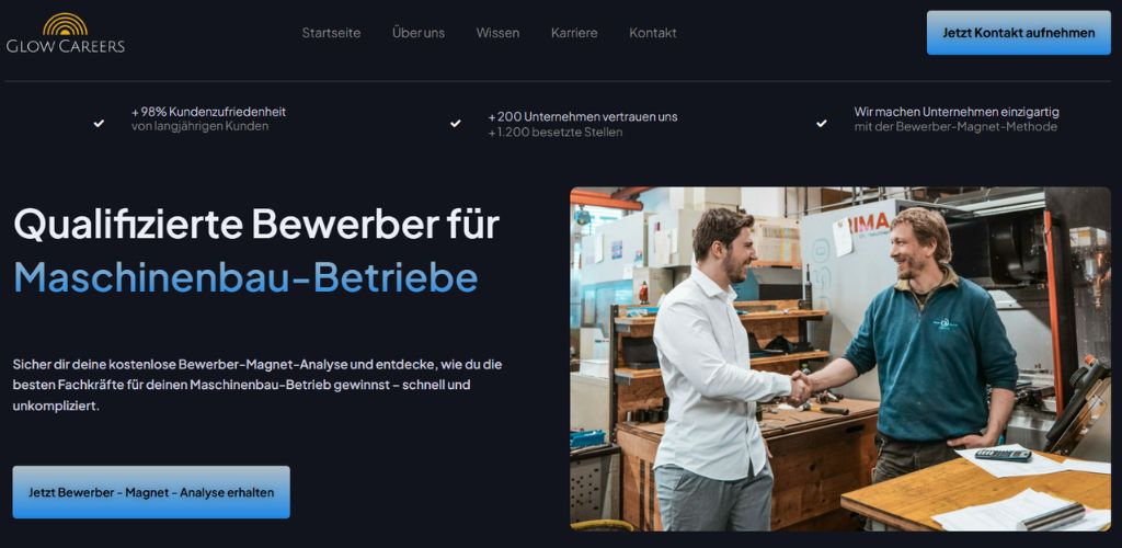 die besten personalberater für maschinenbau glow careers