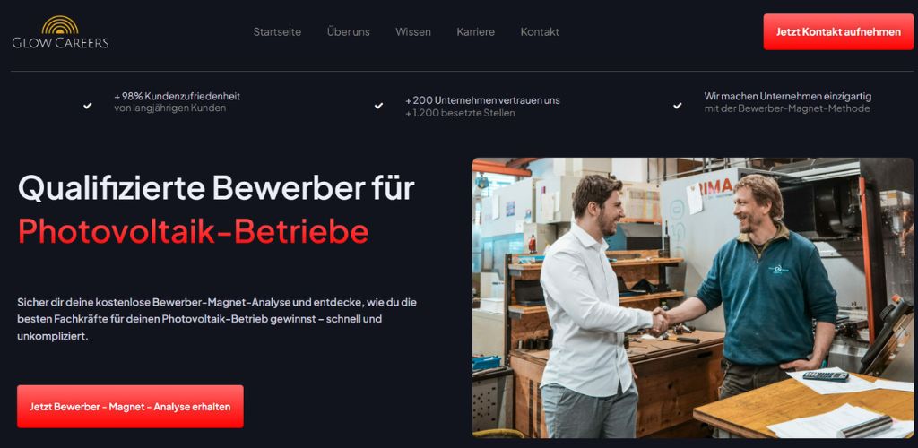 die besten personalvermittlung für photovoltaik glow careers