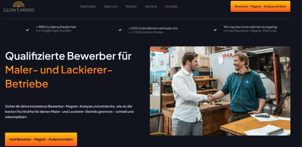 die besten recruiting agenturen für maler- und lackierer glow careers