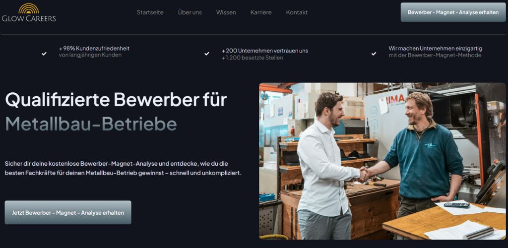 die besten recruiting agenturen für metallbau glow careers