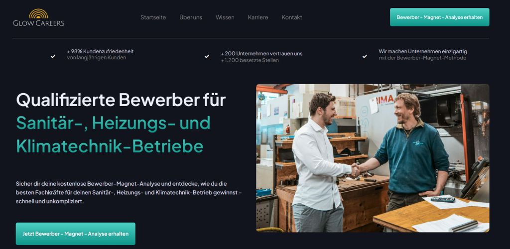 die besten recruiting agenturen für shk glow careers