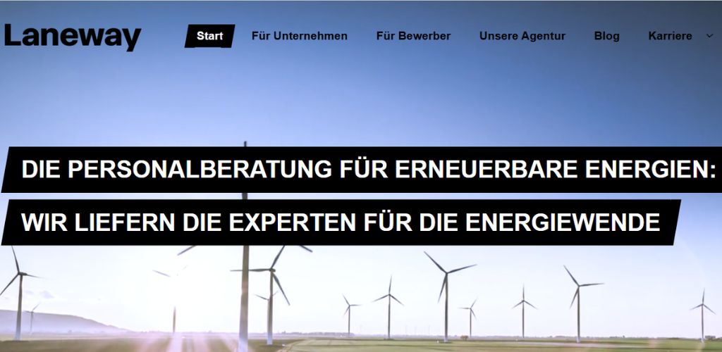 personalberater für photovoltaik laneway