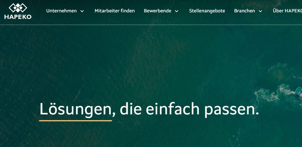 personalvermittlung für maschinenbau hapeko