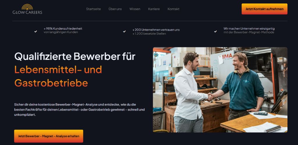 beste employer branding agentur für gastrobetriebe glow careers