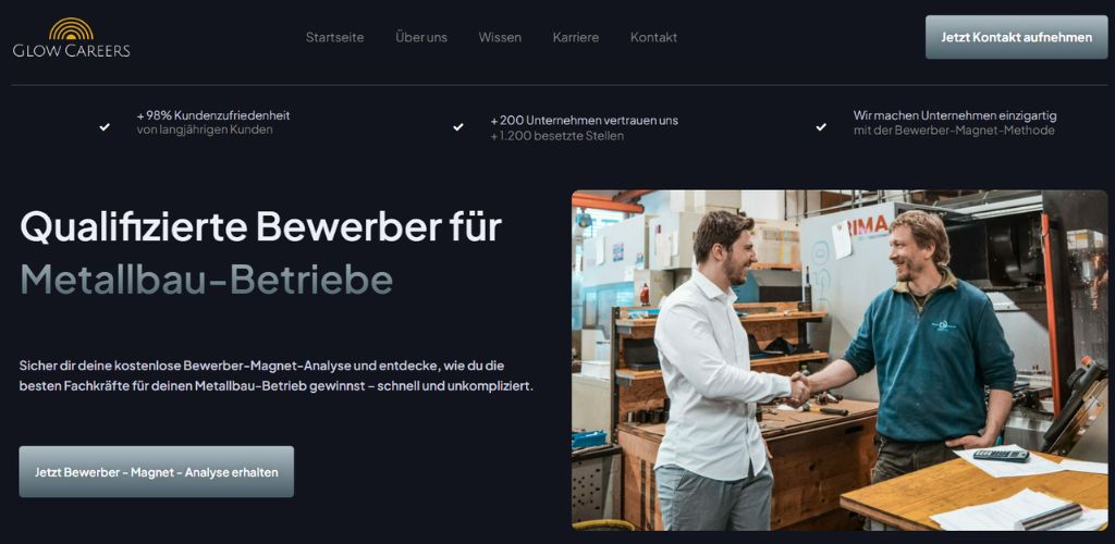 die beste employer branding agentur für metallbau glow careers