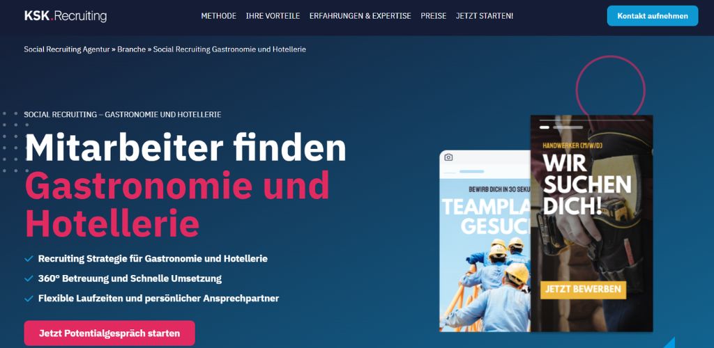 employer branding agentur für gastrobetriebe ksk recruiting