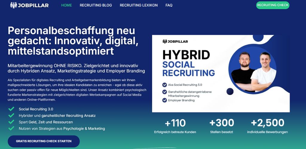 employer branding agentur für gerüstbau jobpillar