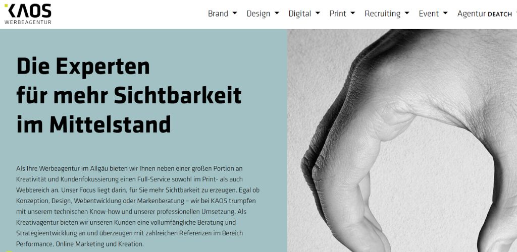 employer branding agentur für maschinenbau kaos werbeagentur