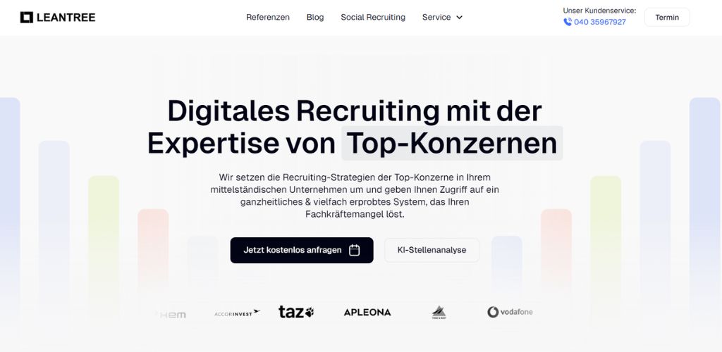 beste agentur für mitarbeitergewinnung leantree
