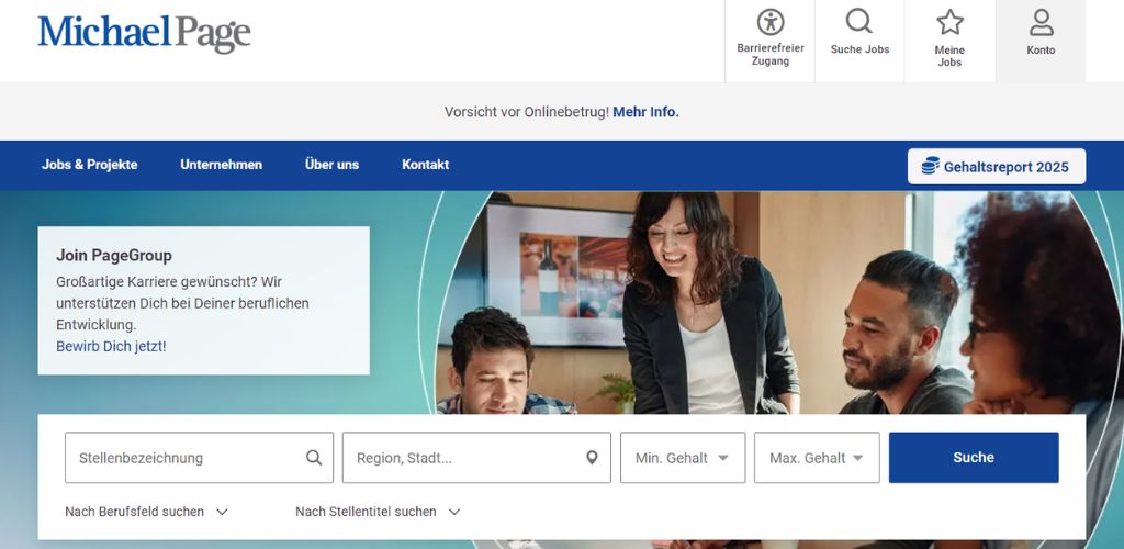 e-recruiting agentur michael page
