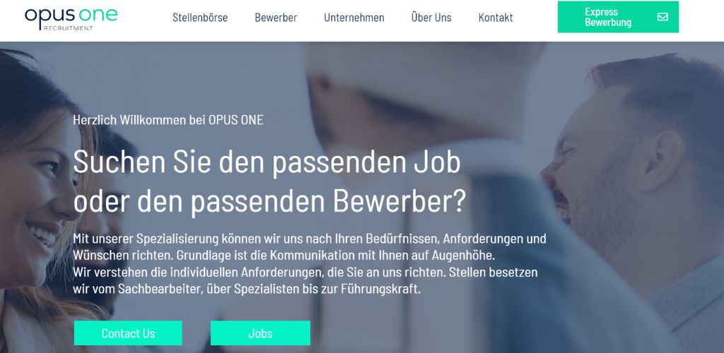 recruiting agenturen in münchen opus one