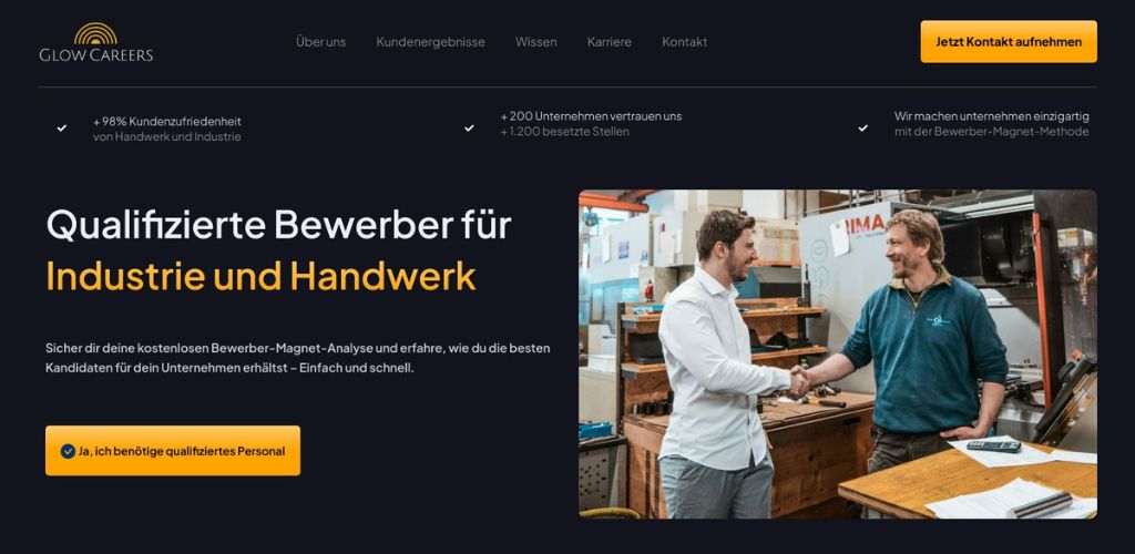 beste recruiting agentur in köln glow careers