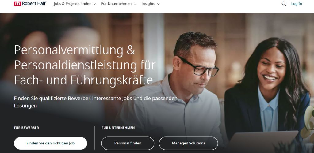 externe personalgewinnung deutschland robert half