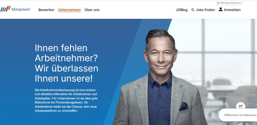 anbieter für arbeitnehmerüberlassung manpower