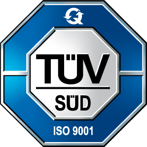 TÜV-zertifiziert ISO 9001